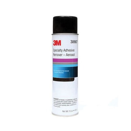 3M Specialty Adhesive Remover, 38987, 15oz Net Wt, Can 7000148208